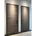 Aluminum Frame Front Entry Wooden Doors